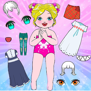 Chibi Dolls Princess Dress Up